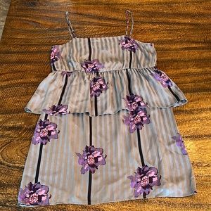 100% silk kimchi blue med dress